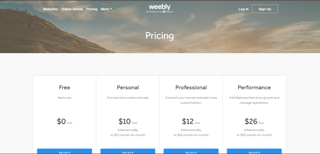 Weebly Website Builder Image