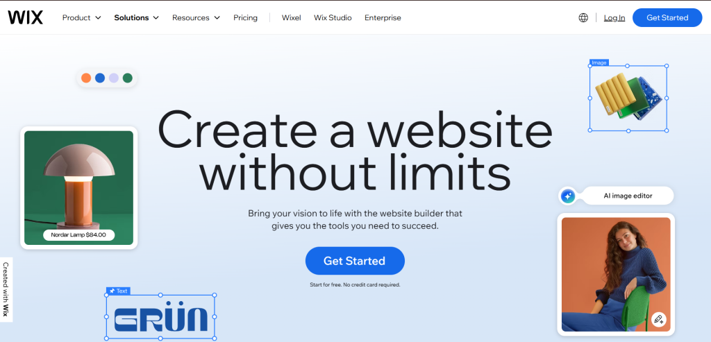 Wix Website Image