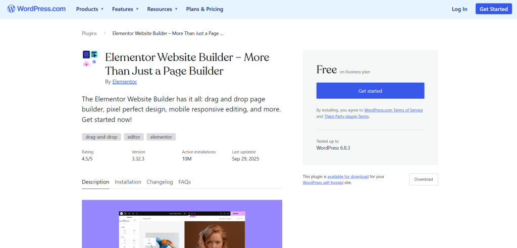 WordPress Elementor Image